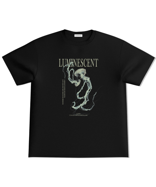 EYEUNDERSTAND（アイアンダスタンド）の「ジェリーフィッシュ ハーフTシャツ(ホワイト)（Tシャツ/カットソー・メンズ・その他・MEDIUM/LARGE）」の2枚目の写真