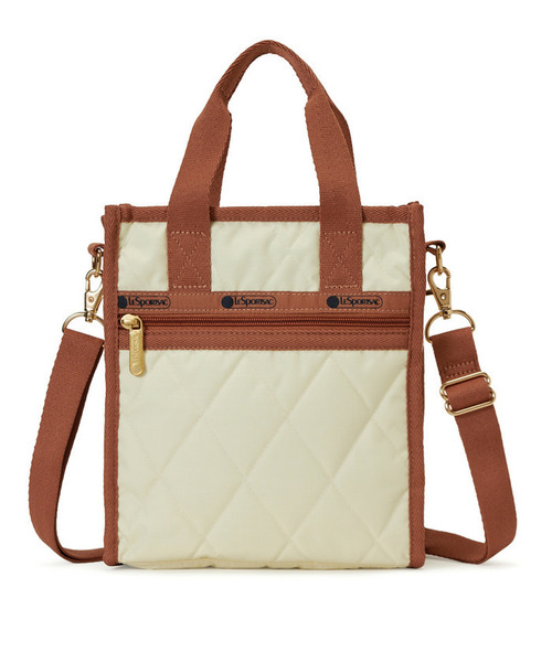 LeSportsac(レスポートサック)の「MINI N/S TOTE MH ムーンリットサンド(ショルダーバッグ・レディース・ホワイト・FREE)」の4枚目の写真