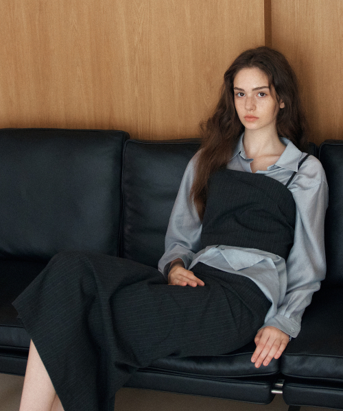 YUPPE（ヨッペ）の「ロングラインスカート_ストライプ（スカート・レディース・その他・SMALL/MEDIUM）」の4枚目の写真
