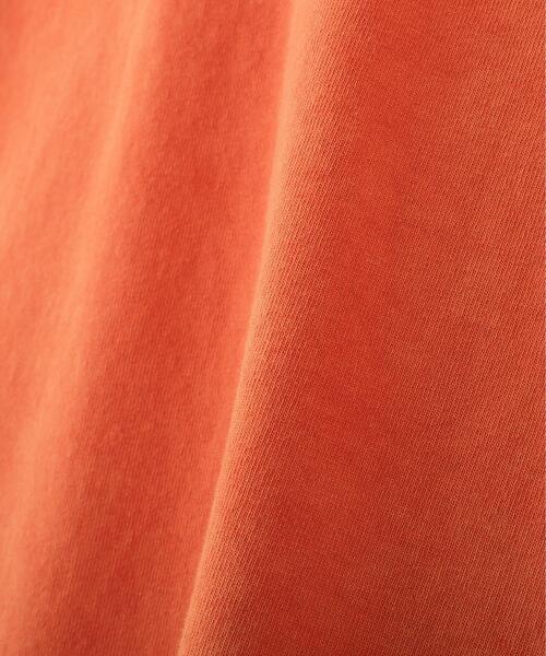 YLEVE（イレーヴ）の「YLEVE / PIGMENT DYED COTTON FOOTBALL T（Tシャツ/カットソー・メンズ・ホワイト/グリーン/レッド系その他4・4）」の8枚目の写真