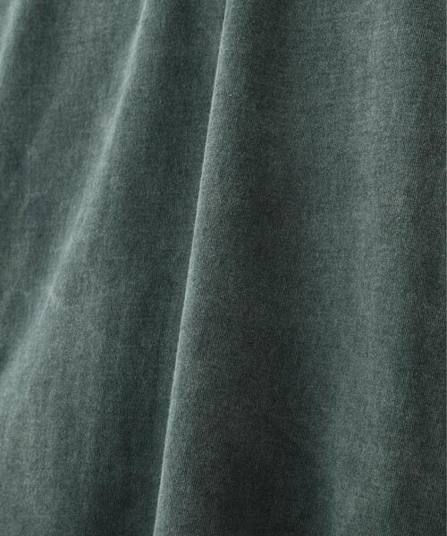 YLEVE（イレーヴ）の「YLEVE / PIGMENT DYED COTTON FOOTBALL T（Tシャツ/カットソー・メンズ・ホワイト/グリーン/レッド系その他4・4）」の4枚目の写真
