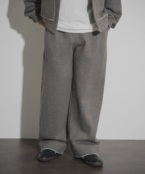 THE GOODLAND MARKET(ザグッドランドマーケット)の「ザ グッドランド マーケット UPCYCLE CUT WIDEPANTS(その他パンツ・メンズ・チャコールグレー・1/2/3)」の2枚目の写真