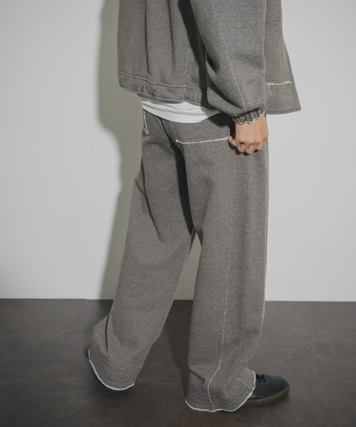 THE GOODLAND MARKET(ザグッドランドマーケット)の「ザ グッドランド マーケット UPCYCLE CUT WIDEPANTS(その他パンツ・メンズ・チャコールグレー・1/2/3)」の3枚目の写真