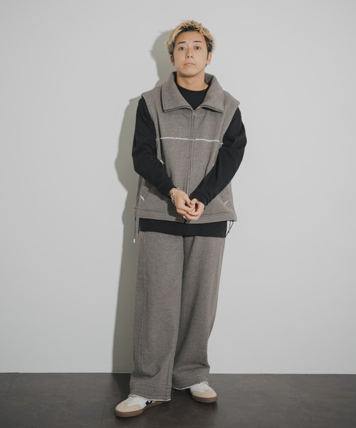 THE GOODLAND MARKET(ザグッドランドマーケット)の「ザ グッドランド マーケット UPCYCLE CUT WIDEPANTS(その他パンツ・メンズ・チャコールグレー・1/2/3)」の5枚目の写真