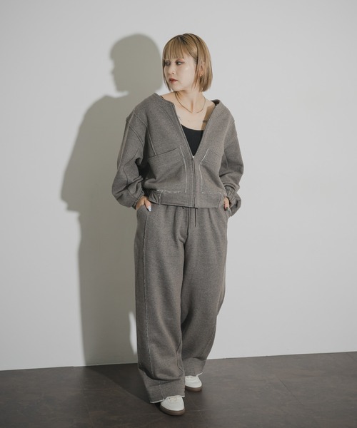 THE GOODLAND MARKET(ザグッドランドマーケット)の「ザ グッドランド マーケット UPCYCLE CUT WIDEPANTS(その他パンツ・メンズ・チャコールグレー・1/2/3)」の6枚目の写真