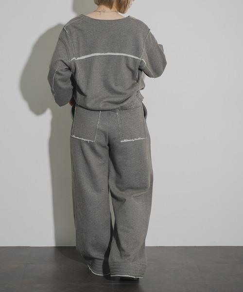 THE GOODLAND MARKET(ザグッドランドマーケット)の「ザ グッドランド マーケット UPCYCLE CUT WIDEPANTS(その他パンツ・メンズ・チャコールグレー・1/2/3)」の7枚目の写真