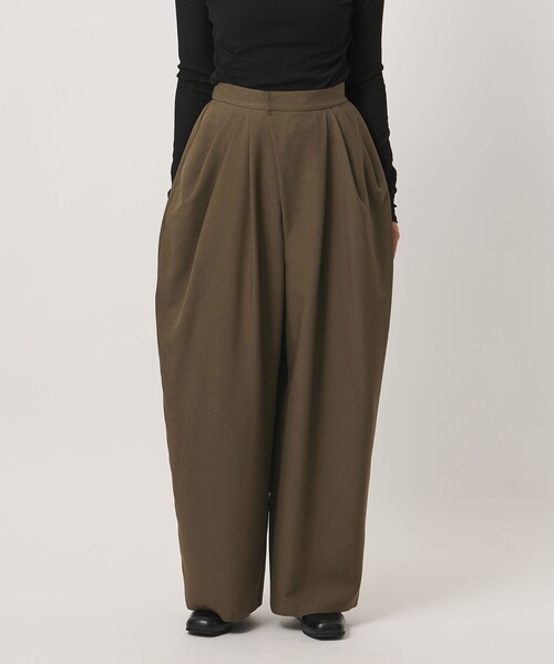 MARW UNITED ARROWS(マルゥ ユナイテッドアローズ)の「<MARW UNITED ARROWS>デザイン タック パンツ 撥水(その他パンツ・レディース・ブラック/ダークブラウン・38/36/34)」の21枚目の写真