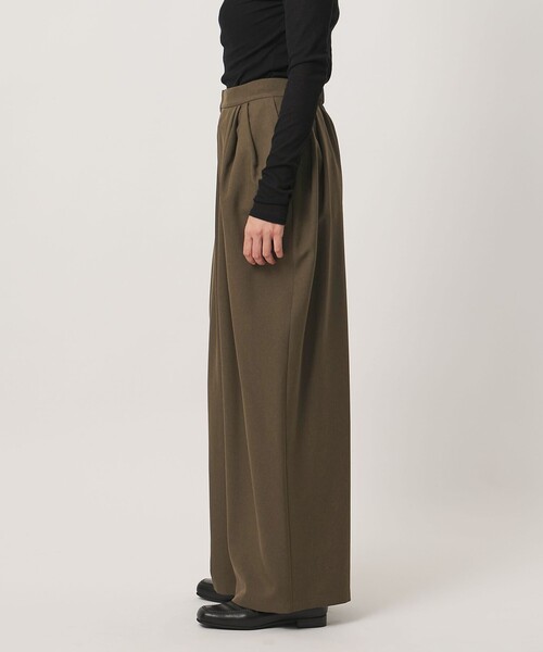 MARW UNITED ARROWS(マルゥ ユナイテッドアローズ)の「<MARW UNITED ARROWS>デザイン タック パンツ 撥水(その他パンツ・レディース・ブラック/ダークブラウン・38/36/34)」の22枚目の写真