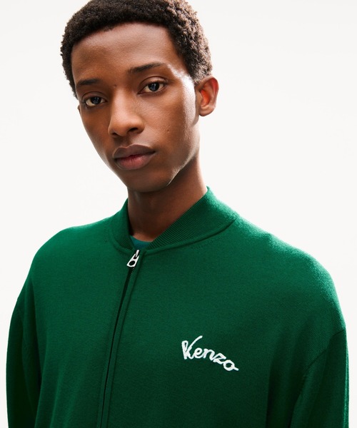 KENZO（ケンゾー）の「RWS KENZO EIFFEL TOWER DESIGN ZIP UP CARDIGAN（カーディガン/ボレロ・メンズ・グリーン系その他・LARGE/SMALL/MEDIUM）」の4枚目の写真