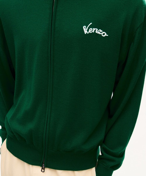 KENZO（ケンゾー）の「RWS KENZO EIFFEL TOWER DESIGN ZIP UP CARDIGAN（カーディガン/ボレロ・メンズ・グリーン系その他・LARGE/SMALL/MEDIUM）」の6枚目の写真
