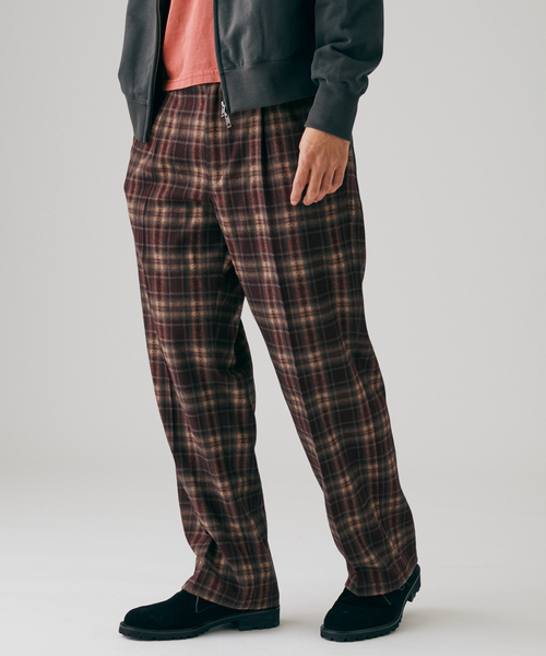JOURNAL STANDARD(ジャーナルスタンダード)の「マルチ プレイド ワーク スラックス(スラックス・メンズ・ブラウン/ブラック・MEDIUM/LARGE)」の16枚目の写真