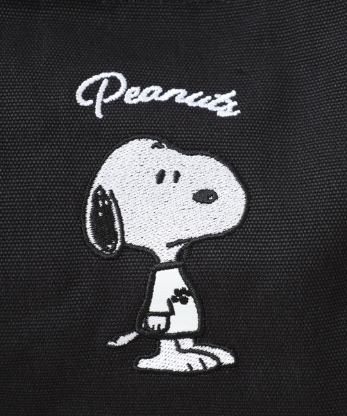 PEANUTS(ピーナッツ)の「スヌーピー ショルダーミニトートバッグ ミニバッグ T-shirt SNOOPY(トートバッグ・レディース・キナリ/ブラック・FREE)」の9枚目の写真