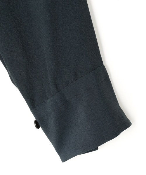YLEVE(イレーヴ)の「YLEVE / RAYON DE CHINE RUFFLE BLOUSE(シャツ/ブラウス・レディース・イエロー/グレー・1/0)」の9枚目の写真