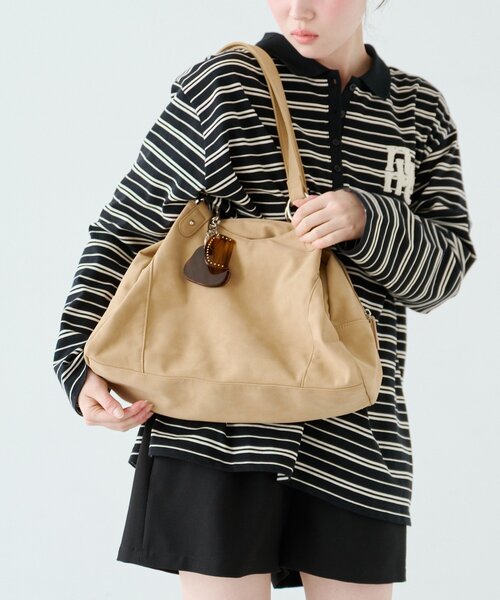 Kastane(カスタネ)の「【WEB限定】セパレートミドルBAG(トートバッグ・レディース・ブラウン/ベージュ・FREE)」の6枚目の写真