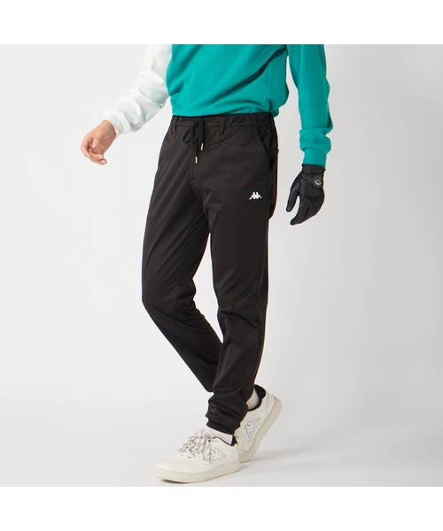 Kappa(カッパ)の「【Kappa/カッパ】ボンディングジョガーパンツ 撥水 UVカット(その他パンツ・メンズ・ブラック・MEDIUM/X-LARGE)」の1枚目の写真