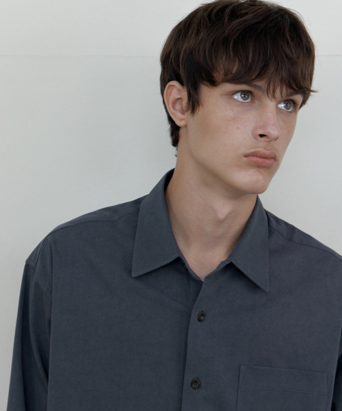 WEDNESDAY OASIS(ウェンズデーオアシス)の「平日ポケットシャツ_ASH BLUE(WB6SH14)(シャツ/ブラウス・メンズ・ブルー・MEDIUM/LARGE)」の4枚目の写真