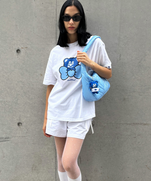 BadBlue(バッドブルー)の「Ribbon BadBear Tee White(Tシャツ/カットソー・レディース・その他・1/2)」の4枚目の写真