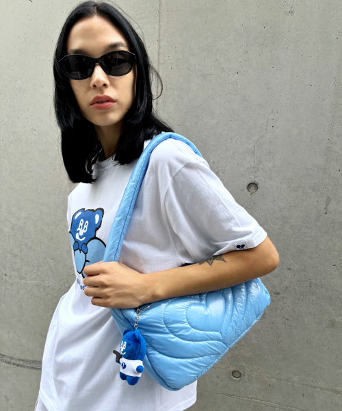BadBlue(バッドブルー)の「Ribbon BadBear Tee White(Tシャツ/カットソー・レディース・その他・1/2)」の3枚目の写真