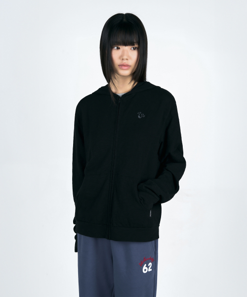 URBANSTOFF(アーバンストッフ)の「スラブフードジップアップ (ブラック)(パーカー・レディース・その他・MEDIUM/LARGE)」の1枚目の写真