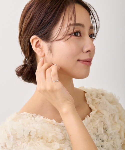 CALIN STANDARD(カリンスタンダード)の「◆◆金属アレルギー対応◆◆【made in japan】フラワーピンキーリング(リング・レディース・ゴールド/ピンクゴールド/シルバー・5号/3号)」の8枚目の写真