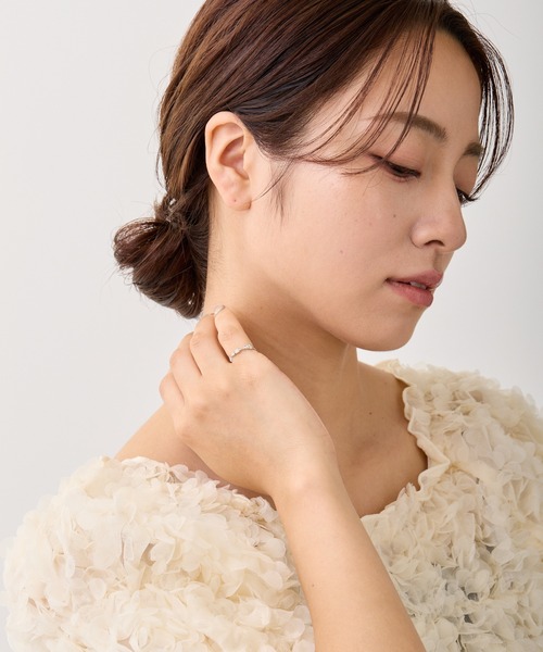 CALIN STANDARD(カリンスタンダード)の「◆◆金属アレルギー対応◆◆【made in japan】フラワーピンキーリング(リング・レディース・ゴールド/ピンクゴールド/シルバー・5号/3号)」の10枚目の写真