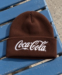 Coca Cola（コカコーラ）の「【Coca-Cola/コカ・コーラ】ニットキャップビーニー/ロゴ刺繍（ニットキャップ/ビーニー）」