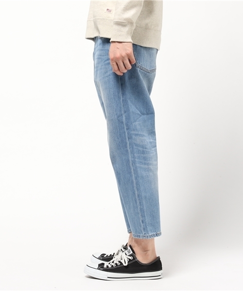 Lui's（ルイス）の「Lui's(ルイス) テーパードデニムパンツ（デニムパンツ・メンズ・インディゴブルー・SMALL/MEDIUM/LARGE）」の3枚目の写真