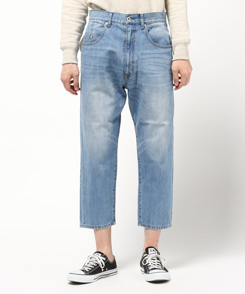 Lui's（ルイス）の「Lui's(ルイス) テーパードデニムパンツ（デニムパンツ・メンズ・インディゴブルー・SMALL/MEDIUM/LARGE）」の2枚目の写真