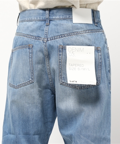 Lui's（ルイス）の「Lui's(ルイス) テーパードデニムパンツ（デニムパンツ・メンズ・インディゴブルー・SMALL/MEDIUM/LARGE）」の6枚目の写真