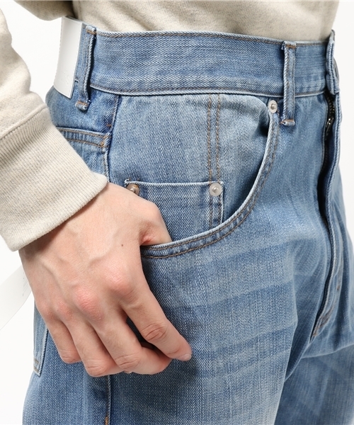 Lui's（ルイス）の「Lui's(ルイス) テーパードデニムパンツ（デニムパンツ・メンズ・インディゴブルー・SMALL/MEDIUM/LARGE）」の8枚目の写真