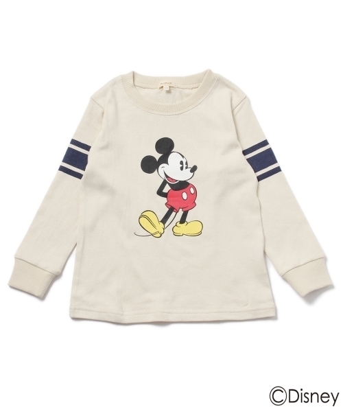 HusHusH(ハッシュアッシュ)の「天竺トレーナー(ミッキーマウス)(Tシャツ/カットソー・キッズ・ブルー/イエロー/ホワイト/レッド・90/12/10/13/11)」の2枚目の写真