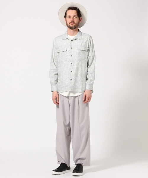 HARE(ハレ)の「アートパターンカイキンシャツ(HARE)(シャツ/ブラウス・メンズ・ネイビー/オフホワイト/ブルー・SMALL/MEDIUM)」の5枚目の写真