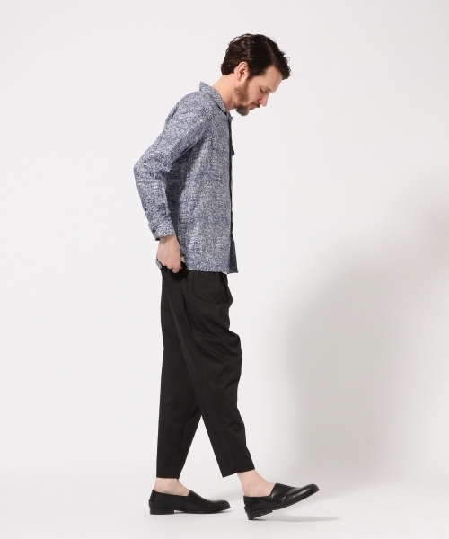 HARE(ハレ)の「アートパターンカイキンシャツ(HARE)(シャツ/ブラウス・メンズ・ネイビー/オフホワイト/ブルー・SMALL/MEDIUM)」の6枚目の写真