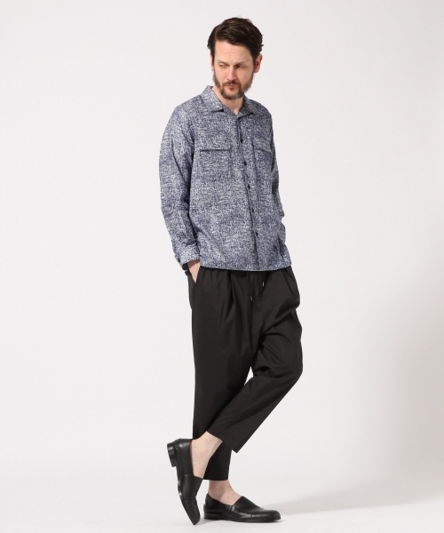 HARE(ハレ)の「アートパターンカイキンシャツ(HARE)(シャツ/ブラウス・メンズ・ネイビー/オフホワイト/ブルー・SMALL/MEDIUM)」の7枚目の写真