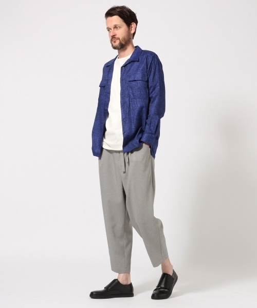 HARE(ハレ)の「アートパターンカイキンシャツ(HARE)(シャツ/ブラウス・メンズ・ネイビー/オフホワイト/ブルー・SMALL/MEDIUM)」の8枚目の写真