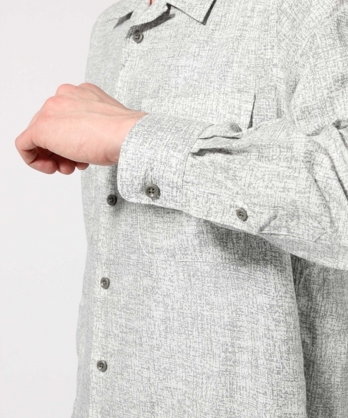 HARE(ハレ)の「アートパターンカイキンシャツ(HARE)(シャツ/ブラウス・メンズ・ネイビー/オフホワイト/ブルー・SMALL/MEDIUM)」の9枚目の写真