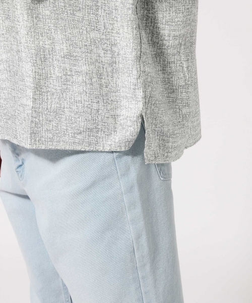 HARE(ハレ)の「アートパターンカイキンシャツ(HARE)(シャツ/ブラウス・メンズ・ネイビー/オフホワイト/ブルー・SMALL/MEDIUM)」の10枚目の写真