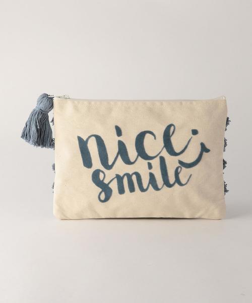 Another Edition（アナザーエディション）の「Another Edition×Lilas campbellナイスクラッチ/AE×L/Cambel　nice　CLT◆（クラッチバッグ・レディース・ナチュラル/ピンク/ネイビー・FREE）」の3枚目の写真