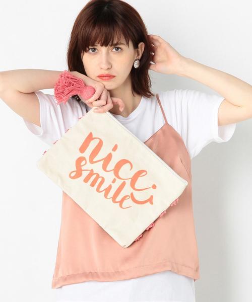Another Edition（アナザーエディション）の「Another Edition×Lilas campbellナイスクラッチ/AE×L/Cambel　nice　CLT◆（クラッチバッグ・レディース・ナチュラル/ピンク/ネイビー・FREE）」の11枚目の写真
