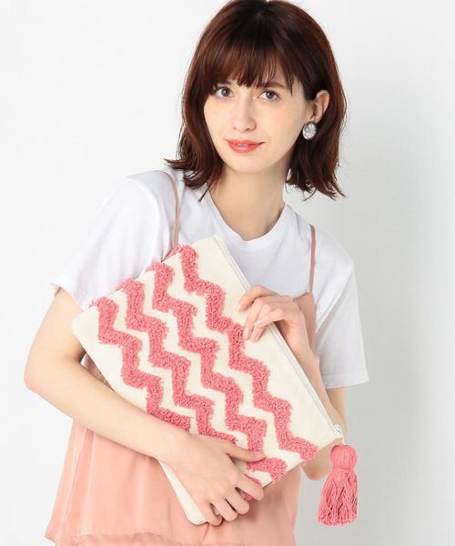 Another Edition（アナザーエディション）の「Another Edition×Lilas campbellナイスクラッチ/AE×L/Cambel　nice　CLT◆（クラッチバッグ・レディース・ナチュラル/ピンク/ネイビー・FREE）」の12枚目の写真