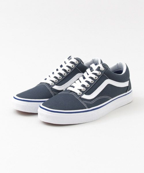 VANS（バンズ）の「VANS OLD SKOOL（スニーカー・メンズ・ネイビー・10/9/8）」の2枚目の写真