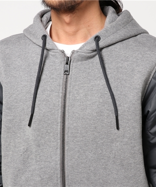 DIESEL（ディーゼル）の「00SVPR0QANY（ブルゾン・メンズ・グレー/ネイビー・MEDIUM/X-LARGE/SMALL/LARGE/XX-LARGE）」の6枚目の写真