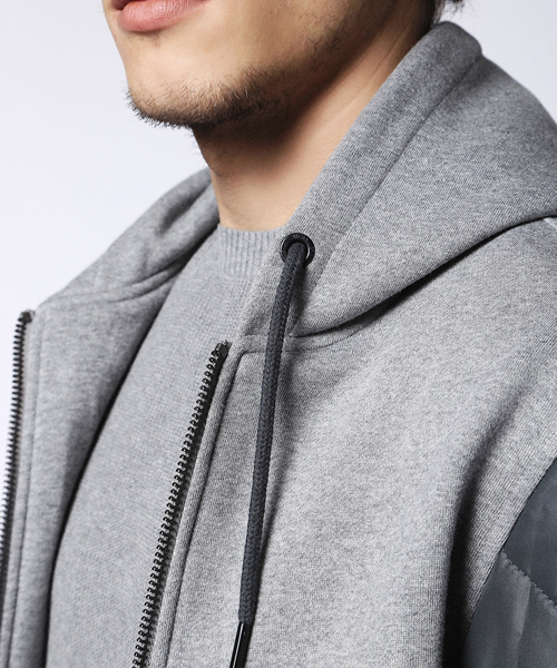 DIESEL（ディーゼル）の「00SVPR0QANY（ブルゾン・メンズ・グレー/ネイビー・MEDIUM/X-LARGE/SMALL/LARGE/XX-LARGE）」の12枚目の写真