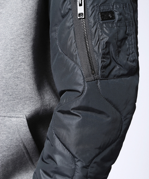 DIESEL（ディーゼル）の「00SVPR0QANY（ブルゾン・メンズ・グレー/ネイビー・MEDIUM/X-LARGE/SMALL/LARGE/XX-LARGE）」の13枚目の写真