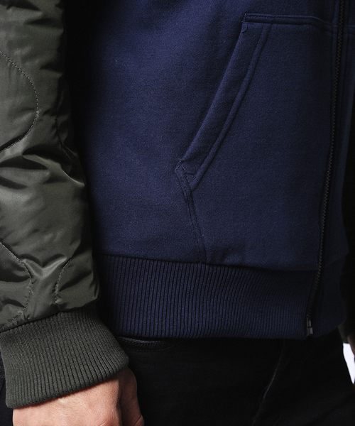 DIESEL（ディーゼル）の「00SVPR0QANY（ブルゾン・メンズ・グレー/ネイビー・MEDIUM/X-LARGE/SMALL/LARGE/XX-LARGE）」の18枚目の写真