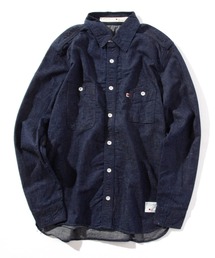 BLUE SAKURA（ブルーサクラ）の「DUNGAREE SHIRT OW（シャツ/ブラウス）」
