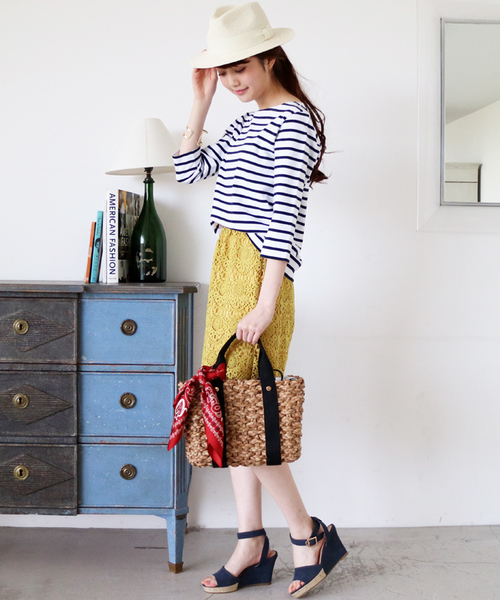 N.（N. Natural Beauty Basic）（エヌエヌナチュラルビューティーベーシック）の「ベーシックウェッジサンダル（サンダル・レディース・ベージュ/イエロー/ネイビー/ブラック・MEDIUM/LARGE/SMALL）」の12枚目の写真