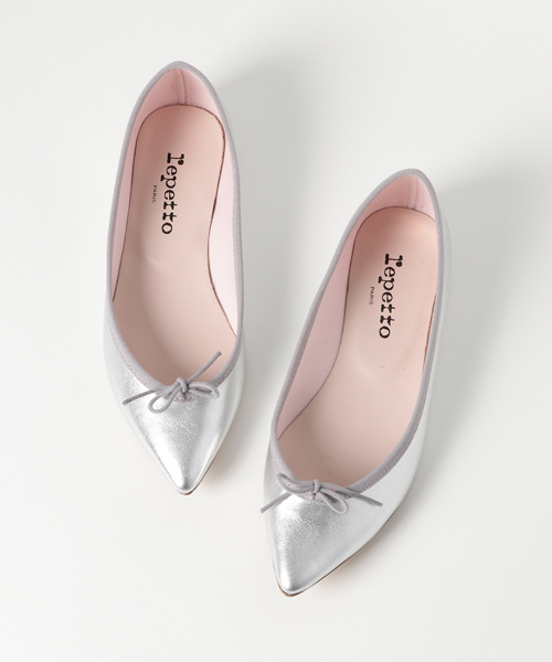 Repetto(レペット)の「Repetto ポインテッドバレーシューズ /BRIGITTE(バレエシューズ・レディース・シルバー/ゴールド・36/38/37)」の4枚目の写真