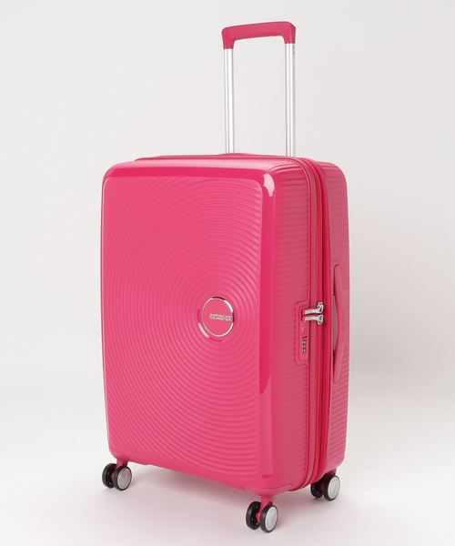 AMERICAN TOURISTER（アメリカンツーリスター）の「SOUNDBOX SPINNER 67 / アメリカンツーリスター　サウンドボックス　スピナー67　スーツケース（スーツケース/キャリーバッグ）」｜ピンク 