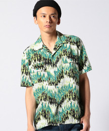 LEVI'S VINTAGE CLOTHING | SPREAD COLLAR SHIRT GREEN HAZE MULTI PAT(シャツ/ブラウス)